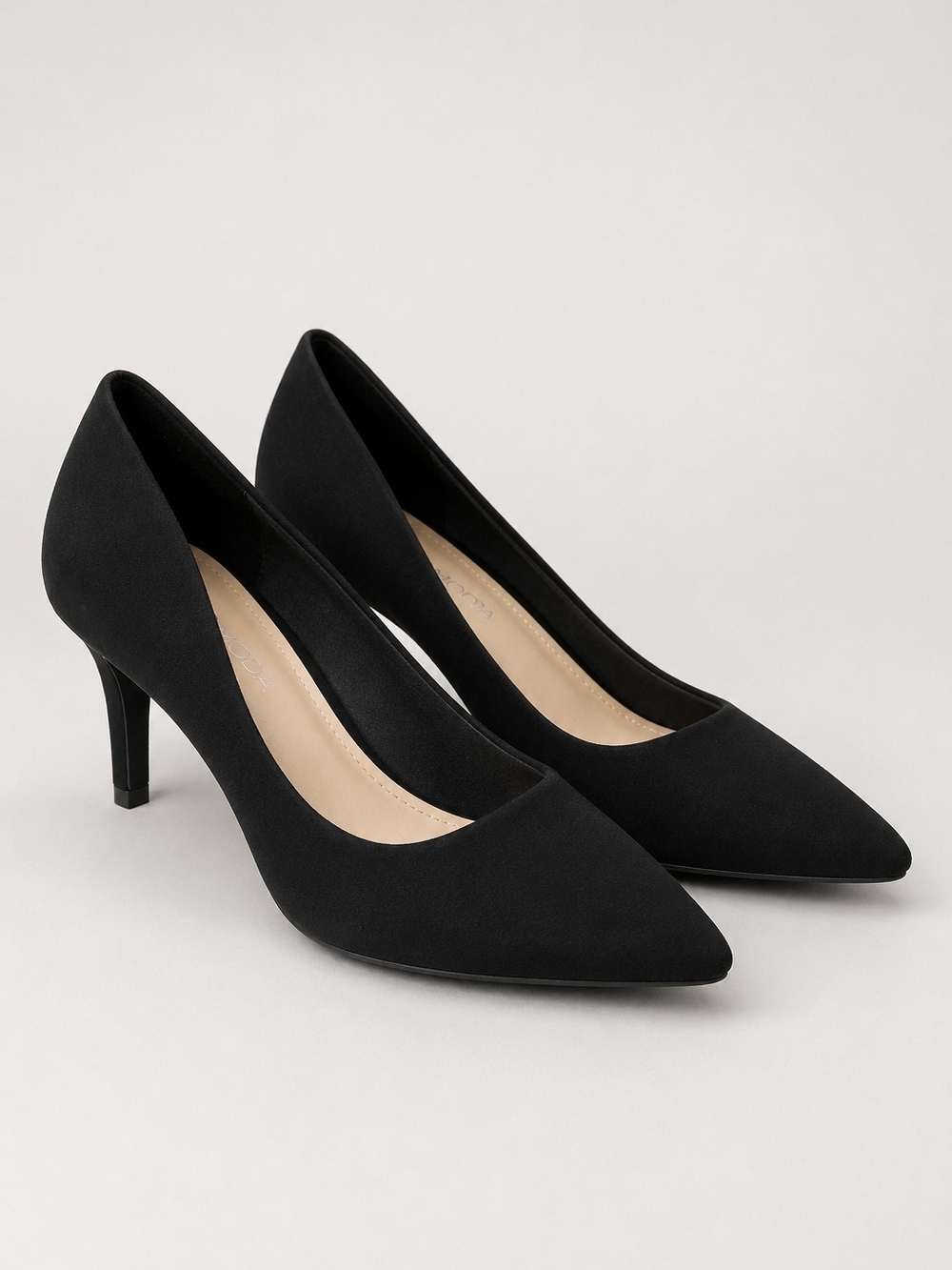 Top Moda Women's Classic Black Pointed-Toe High Heels Pumps Size 8.5